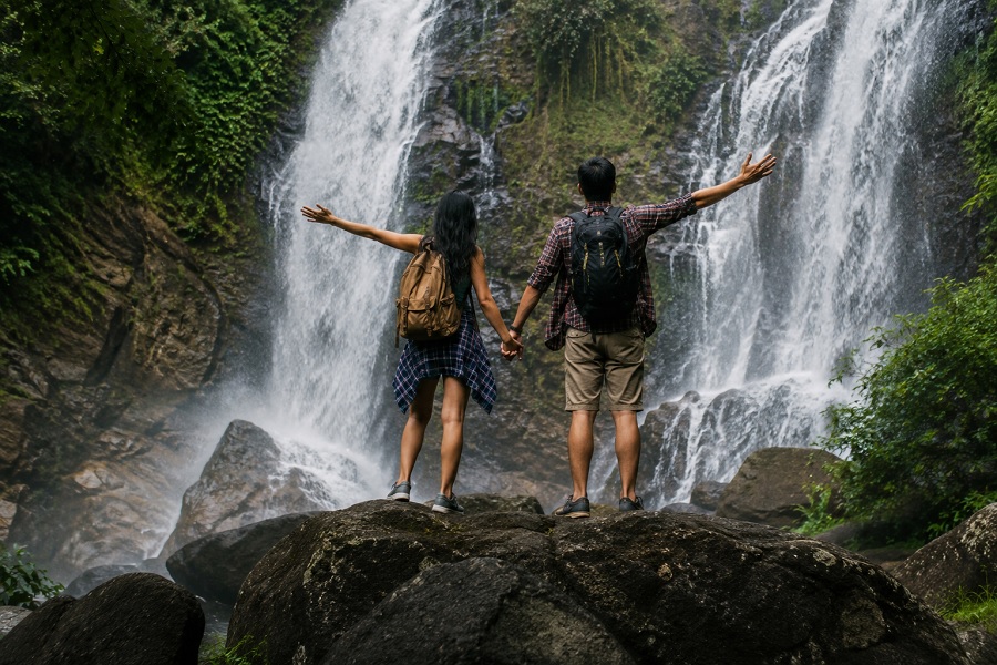Waterfall Adventure Trips for couple